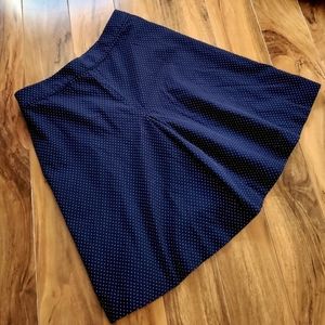 PENDLETON Blue/Polka-dot Skirt - Size 8 (NWOT)